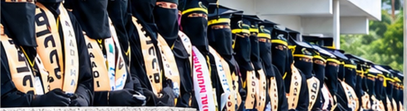Al-Maadiha graduates at the convocation ceremony